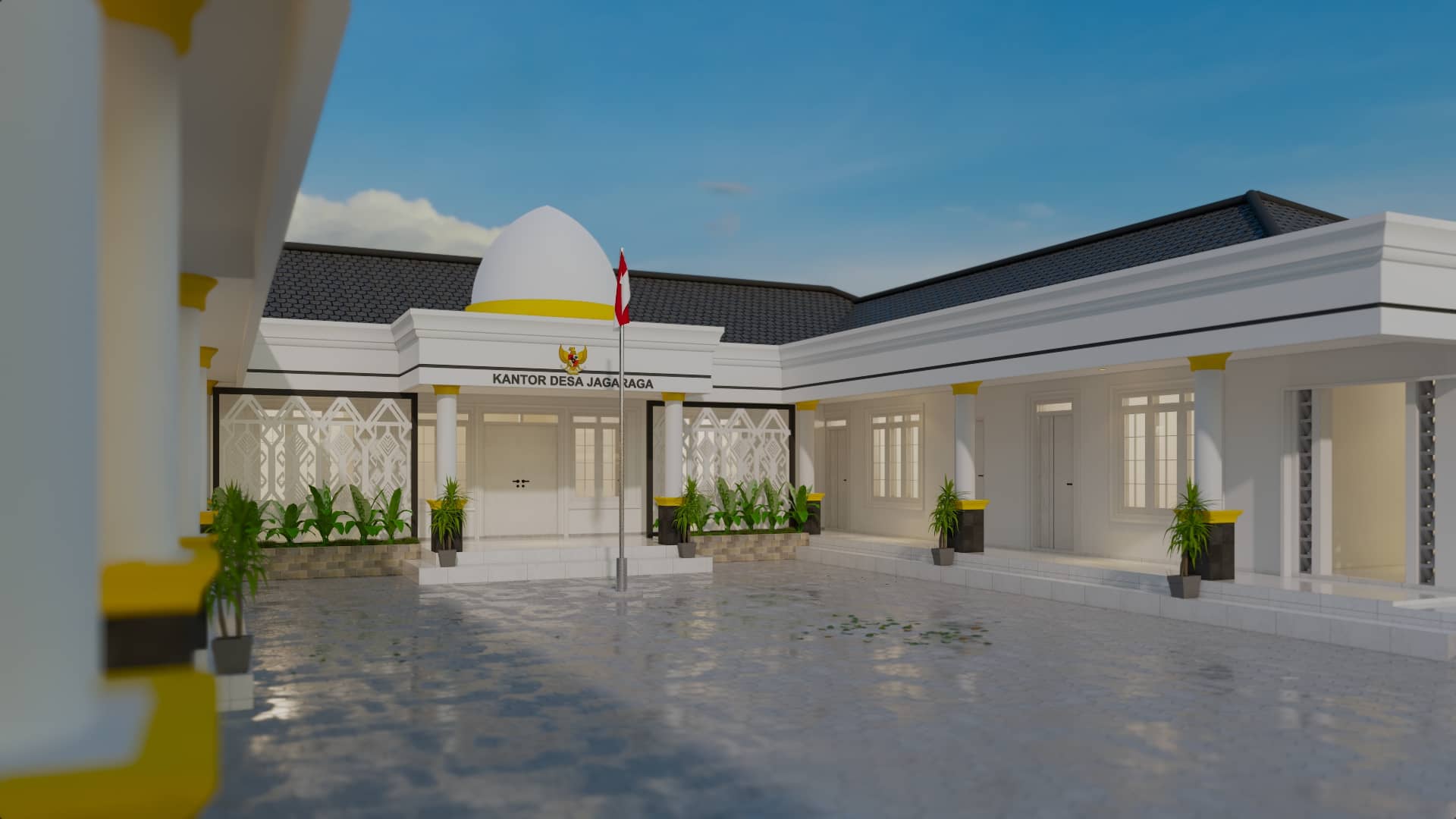 Proyek Desain Kantor Modern - Darawa Studio